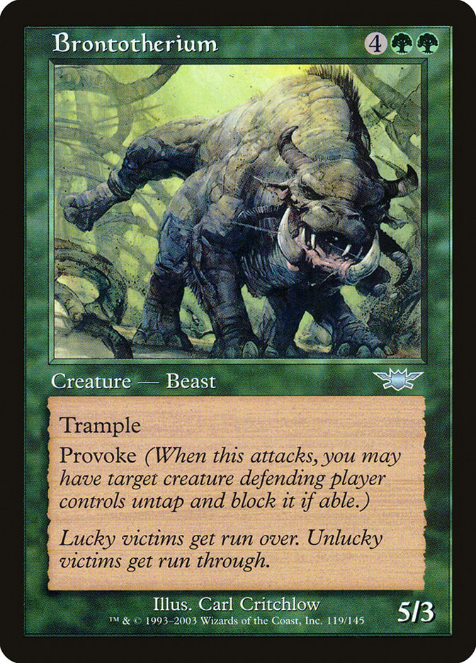 Brontotherium [Legions] | Boutique FDB TCG