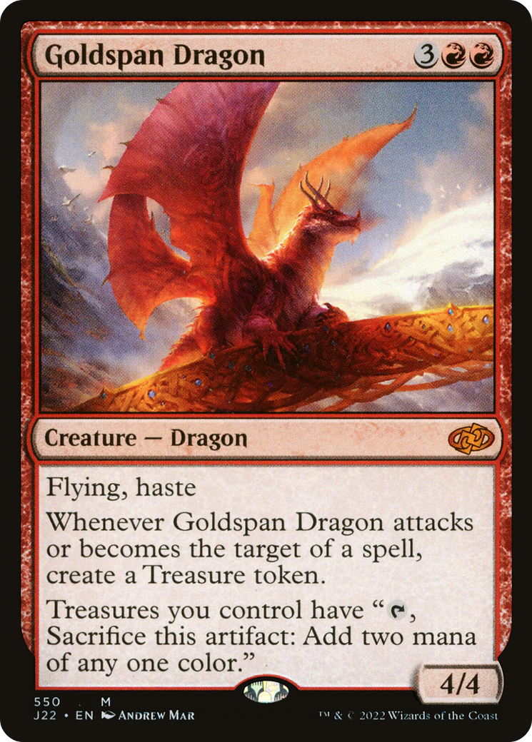 Goldspan Dragon [Jumpstart 2022] | Boutique FDB TCG