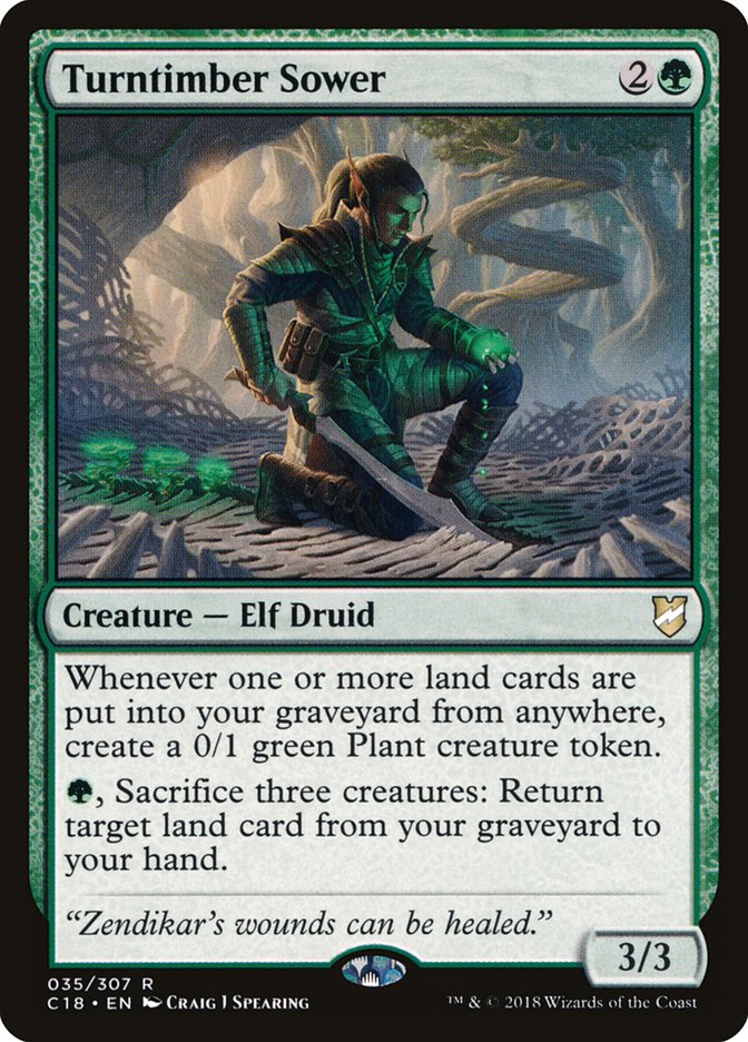 Turntimber Sower [Commander 2018] | Boutique FDB TCG