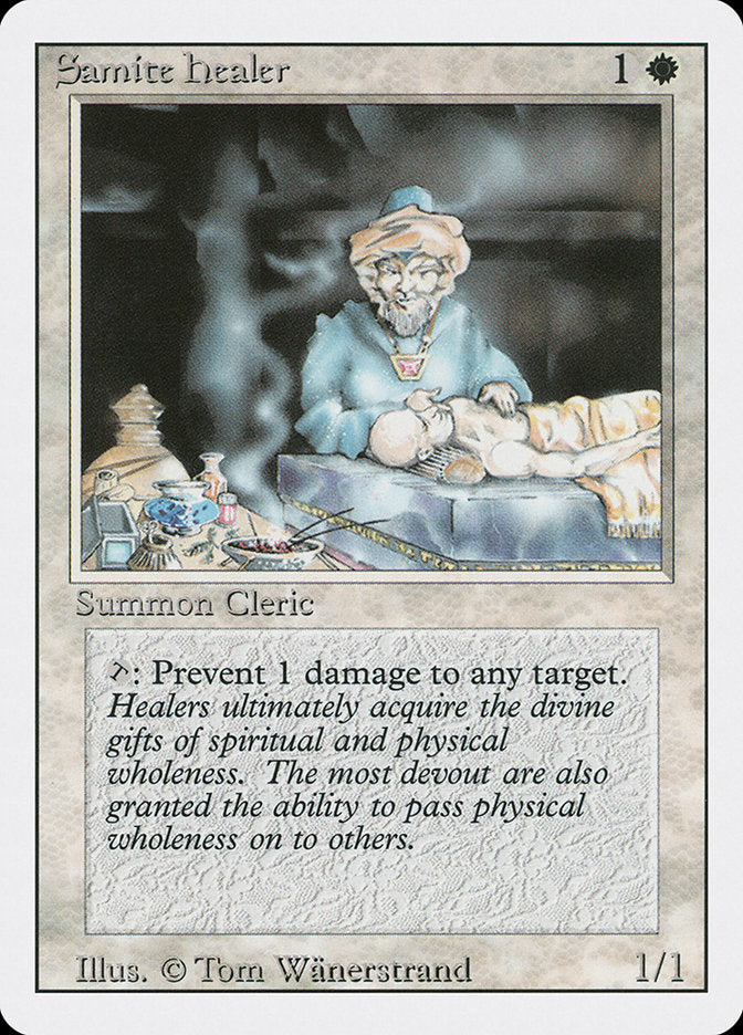 Samite Healer [Revised Edition] | Boutique FDB TCG