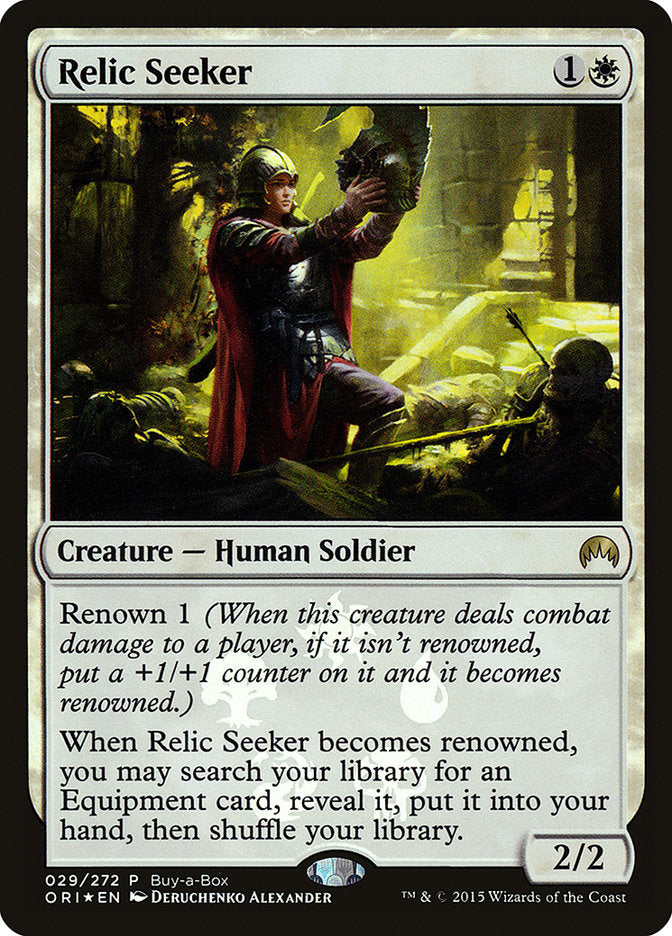 Relic Seeker (Buy-A-Box) [Magic Origins Promos] | Boutique FDB TCG