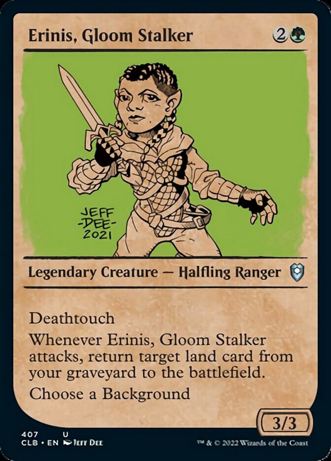 Erinis, Gloom Stalker (Showcase) [Commander Legends: Battle for Baldur's Gate] | Boutique FDB TCG