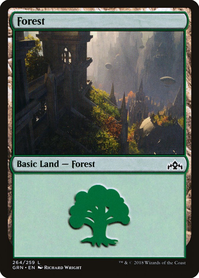 Forest (264) [Guilds of Ravnica] | Boutique FDB TCG