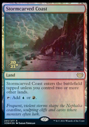 Stormcarved Coast [Innistrad: Crimson Vow Prerelease Promos] | Boutique FDB TCG