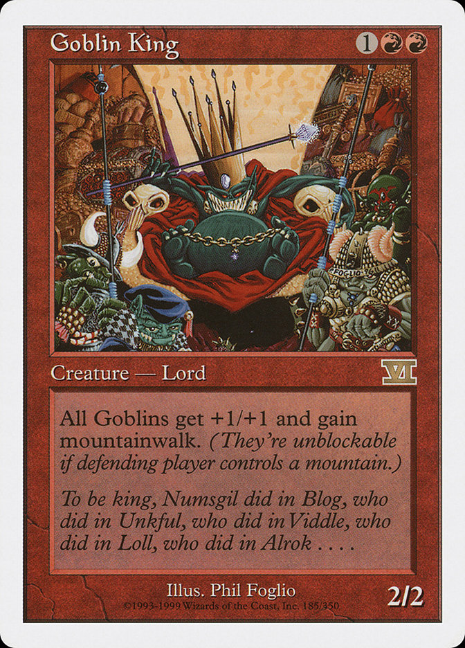 Goblin King [Classic Sixth Edition] | Boutique FDB TCG