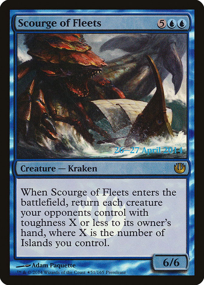 Scourge of Fleets [Journey into Nyx Prerelease Promos] | Boutique FDB TCG