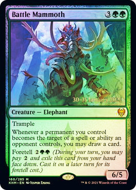 Battle Mammoth [Kaldheim Prerelease Promos] | Boutique FDB TCG