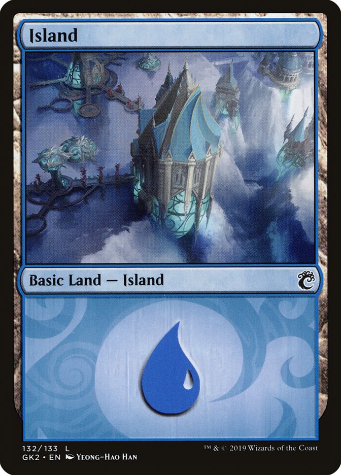 Island (132) [Ravnica Allegiance Guild Kit] | Boutique FDB TCG