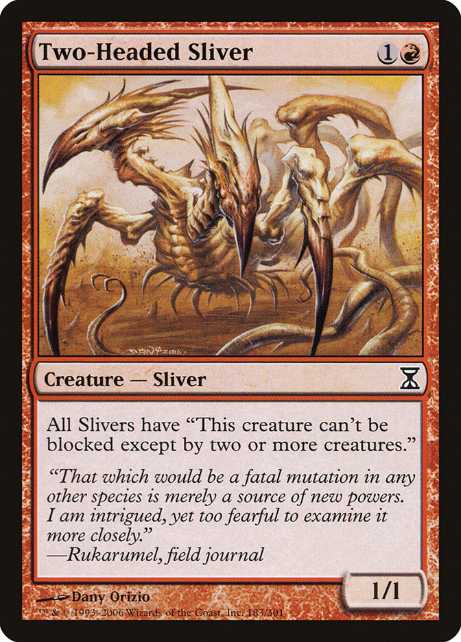 Two-Headed Sliver [Time Spiral] | Boutique FDB TCG