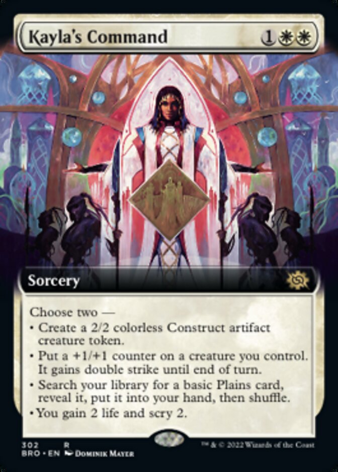 Kayla's Command (Extended Art) [The Brothers' War] | Boutique FDB TCG