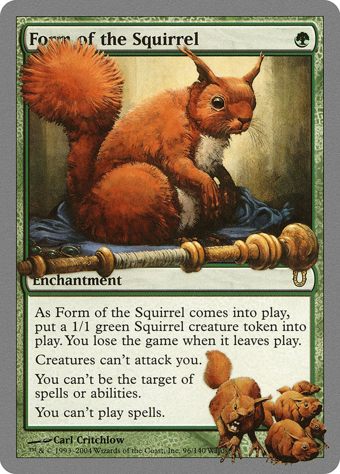 Form of the Squirrel [Unhinged] | Boutique FDB TCG