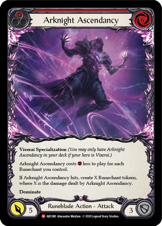 Arknight Ascendancy [U-ARC080] (Arcane Rising Unlimited)  Unlimited Rainbow Foil | Boutique FDB TCG