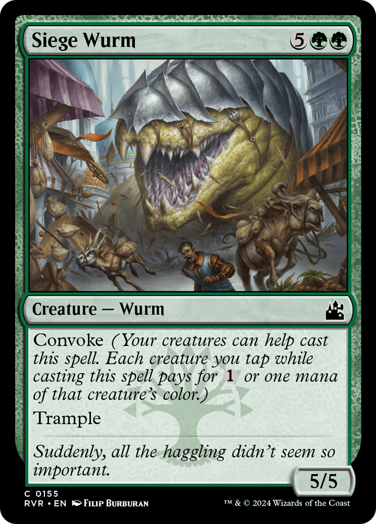 Siege Wurm [Ravnica Remastered] | Boutique FDB TCG