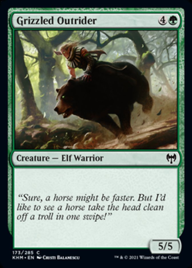 Grizzled Outrider [Kaldheim] | Boutique FDB TCG