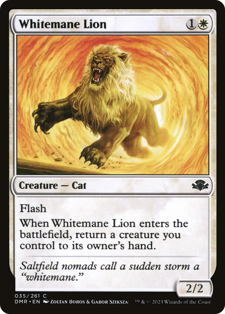 Whitemane Lion [Dominaria Remastered] | Boutique FDB TCG