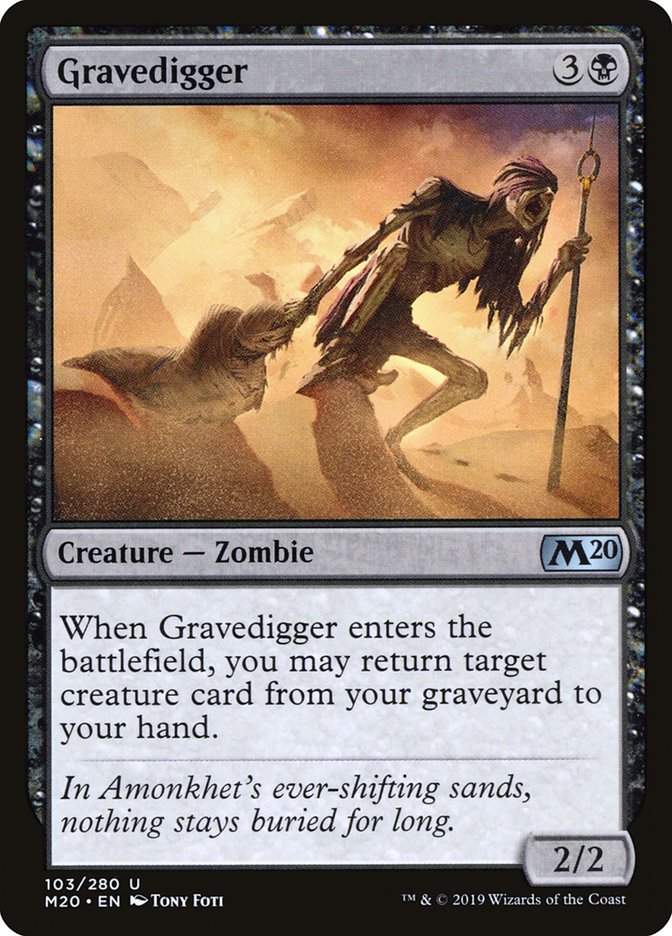 Gravedigger [Core Set 2020] | Boutique FDB TCG