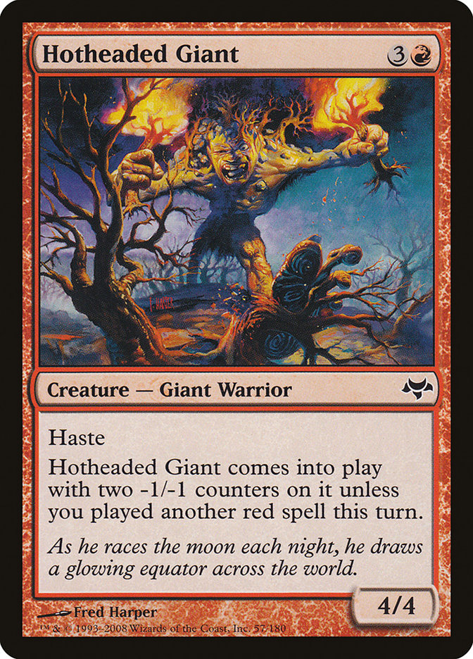 Hotheaded Giant [Eventide] | Boutique FDB TCG