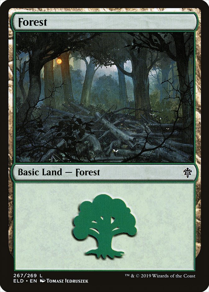 Forest (267) [Throne of Eldraine] | Boutique FDB TCG