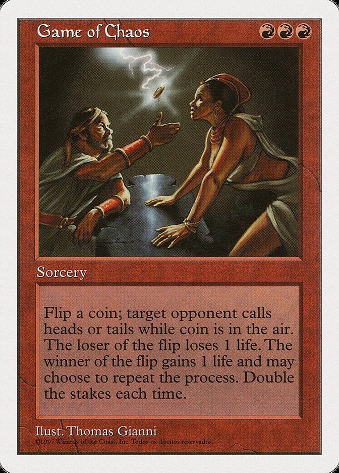 Game of Chaos (Portuguese Copyright) [Fifth Edition] | Boutique FDB TCG