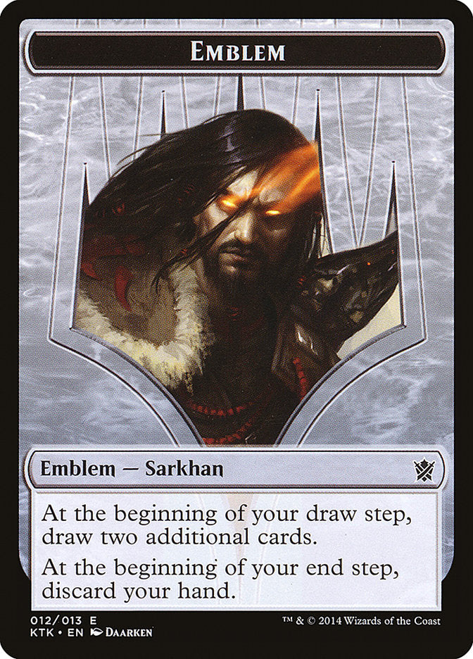 Sarkhan, the Dragonspeaker Emblem [Khans of Tarkir Tokens] | Boutique FDB TCG