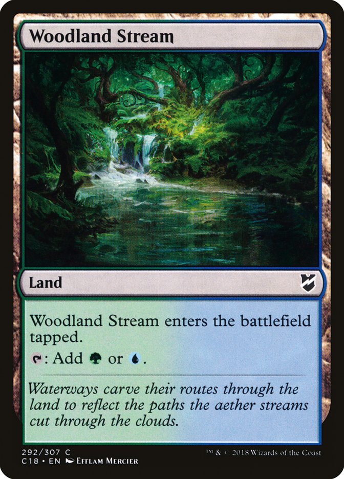 Woodland Stream [Commander 2018] | Boutique FDB TCG