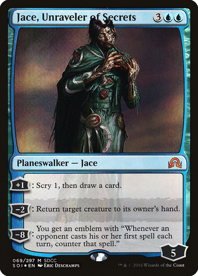 Jace, Unraveler of Secrets [San Diego Comic-Con 2016] | Boutique FDB TCG