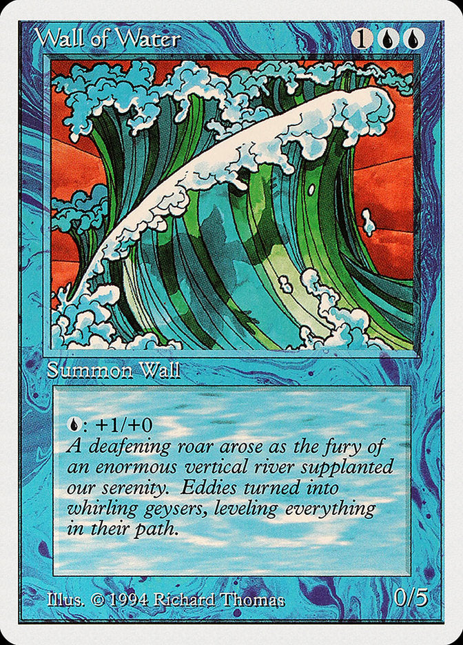 Wall of Water [Summer Magic / Edgar] | Boutique FDB TCG