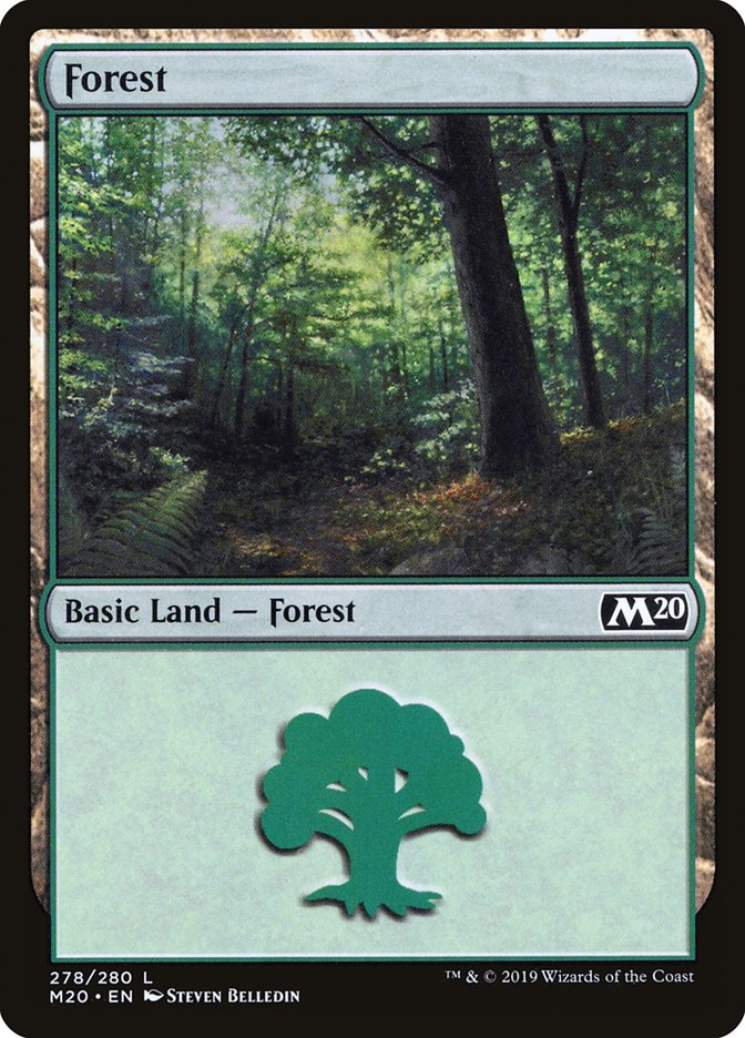 Forest (278) [Core Set 2020] | Boutique FDB TCG