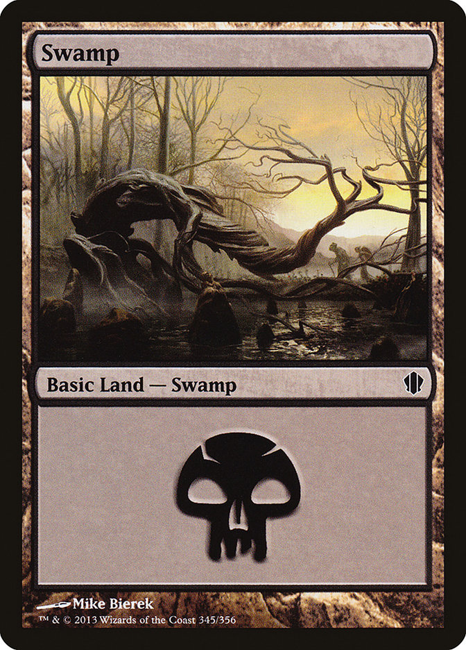 Swamp (345) [Commander 2013] | Boutique FDB TCG