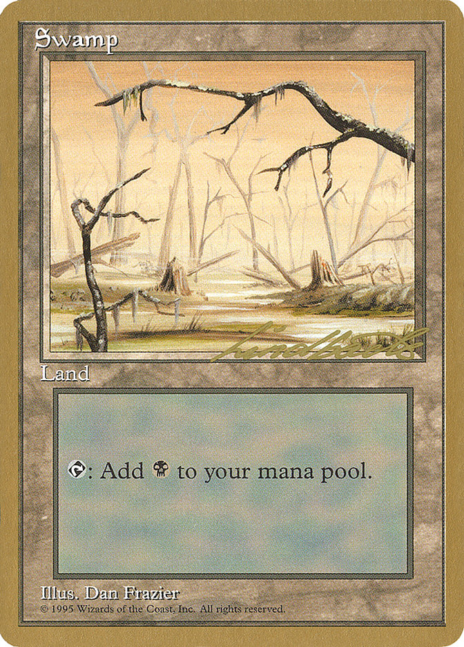 Swamp (ll370) (Leon Lindback) [Pro Tour Collector Set] | Boutique FDB TCG