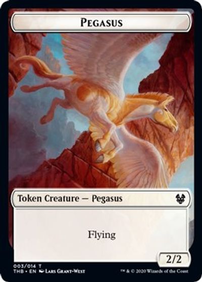 Pegasus // Shark Double-Sided Token [Challenger Decks 2021 Tokens] | Boutique FDB TCG