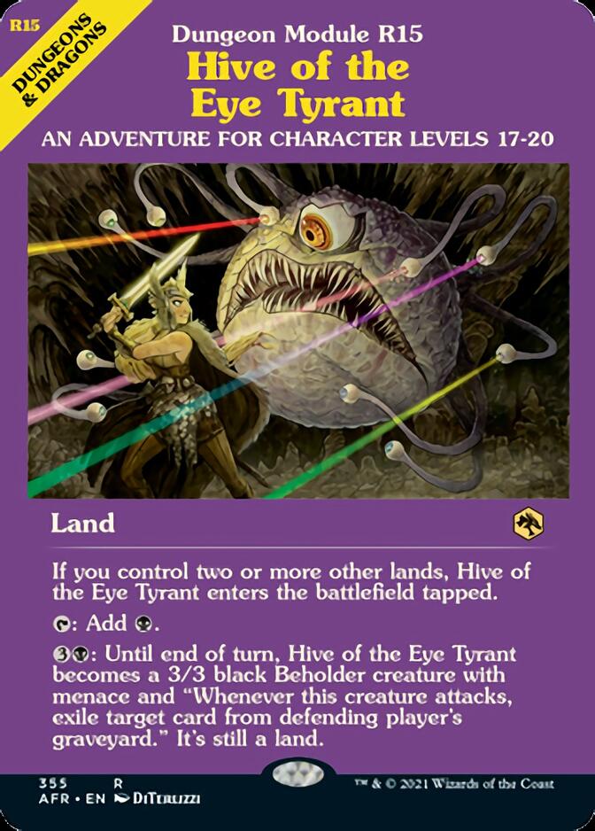 Hive of the Eye Tyrant (Dungeon Module) [Dungeons & Dragons: Adventures in the Forgotten Realms] | Boutique FDB TCG