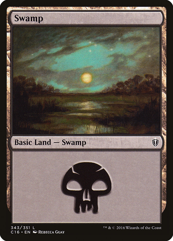 Swamp (343) [Commander 2016] | Boutique FDB TCG