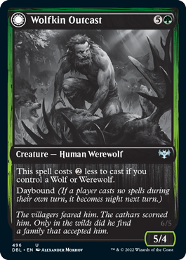 Wolfkin Outcast // Wedding Crasher [Innistrad: Double Feature] | Boutique FDB TCG