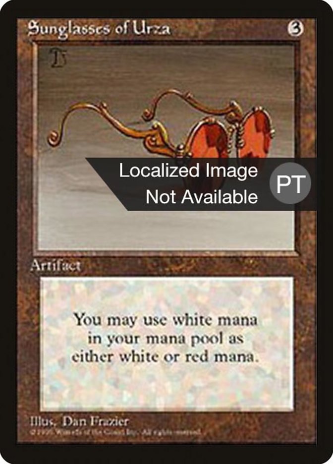 Sunglasses of Urza [Fourth Edition (Foreign Black Border)] | Boutique FDB TCG