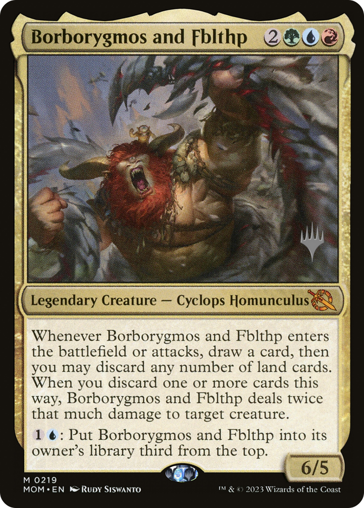 Borborygmos and Fblthp (Promo Pack) [March of the Machine Promos] | Boutique FDB TCG
