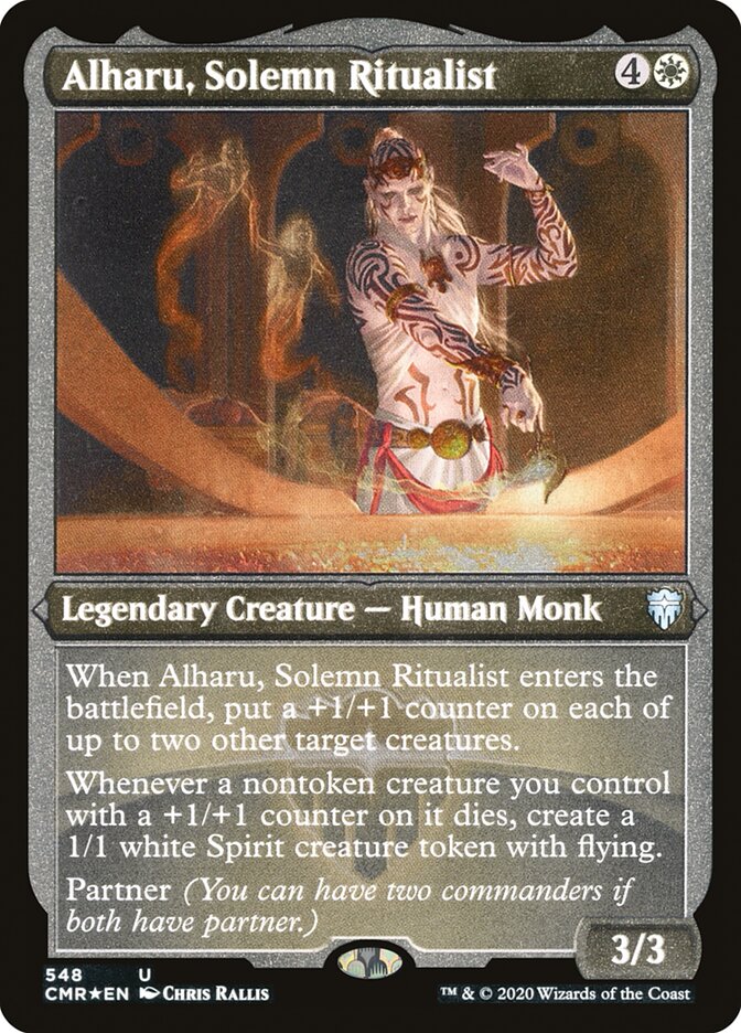 Alharu, Solemn Ritualist (Etched) [Commander Legends] | Boutique FDB TCG