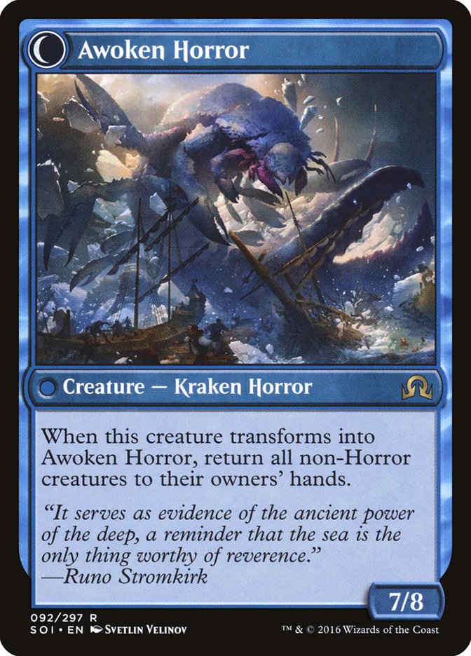 Thing in the Ice // Awoken Horror [Shadows over Innistrad] | Boutique FDB TCG