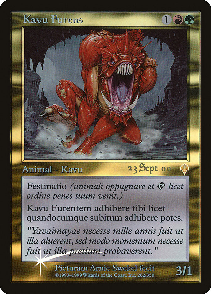 Raging Kavu [Invasion Promos] | Boutique FDB TCG