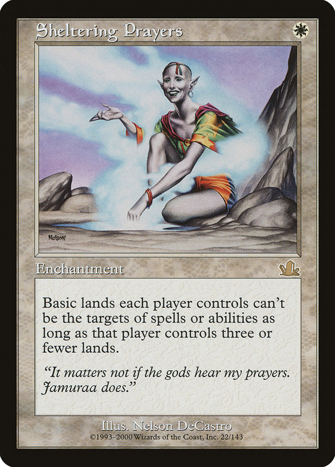 Sheltering Prayers [Prophecy] | Boutique FDB TCG