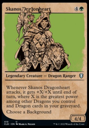 Skanos Dragonheart (Showcase) [Commander Legends: Battle for Baldur's Gate] | Boutique FDB TCG