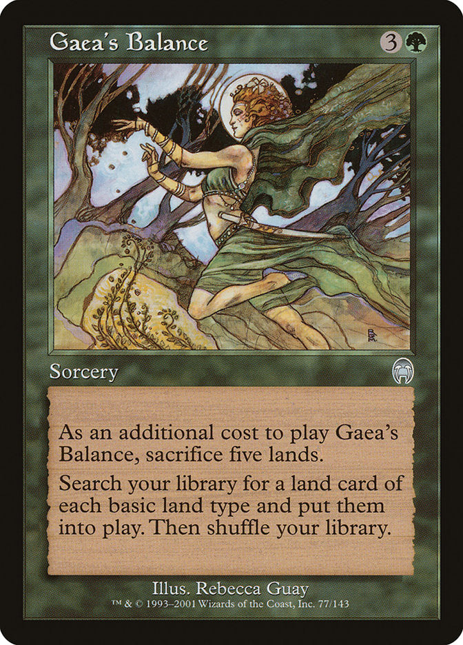 Gaea's Balance [Apocalypse] | Boutique FDB TCG