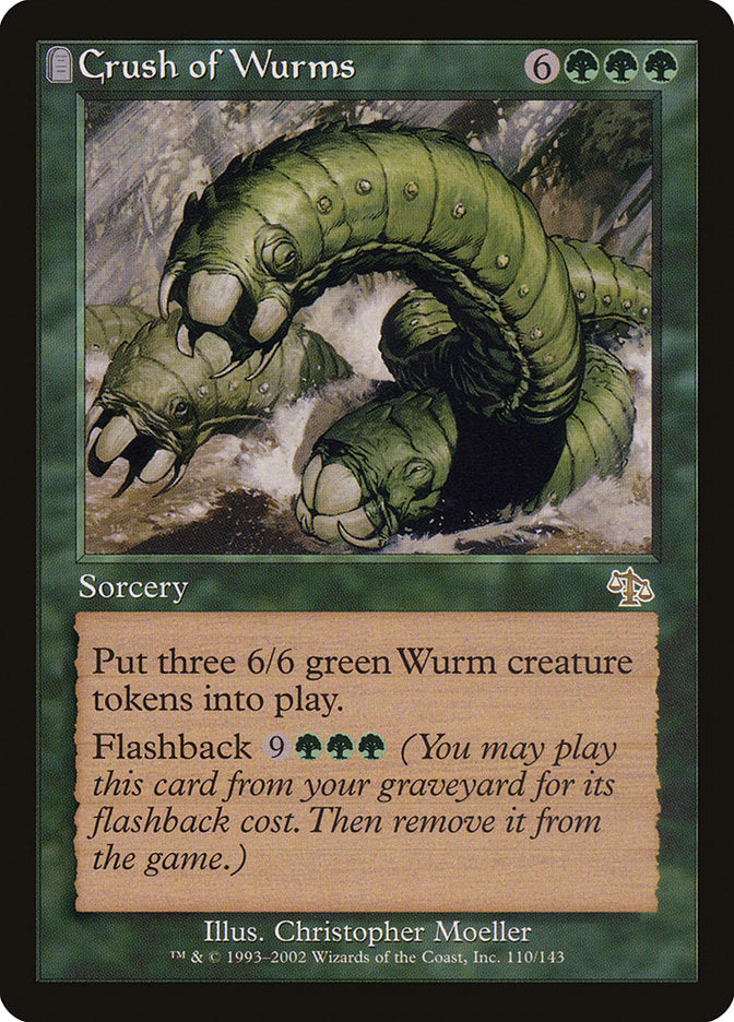 Crush of Wurms [Judgment] | Boutique FDB TCG
