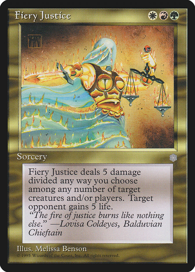 Fiery Justice [Ice Age] | Boutique FDB TCG