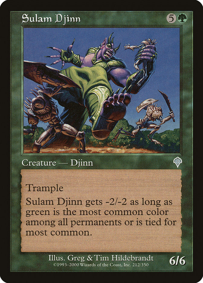 Sulam Djinn [Invasion] | Boutique FDB TCG