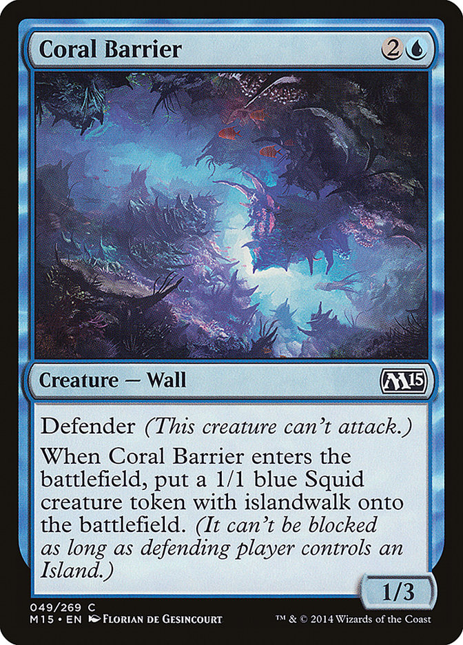 Coral Barrier [Magic 2015] | Boutique FDB TCG
