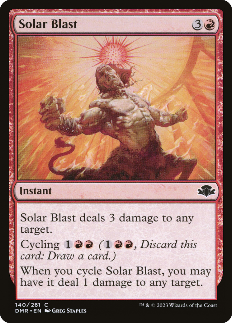 Solar Blast [Dominaria Remastered] | Boutique FDB TCG