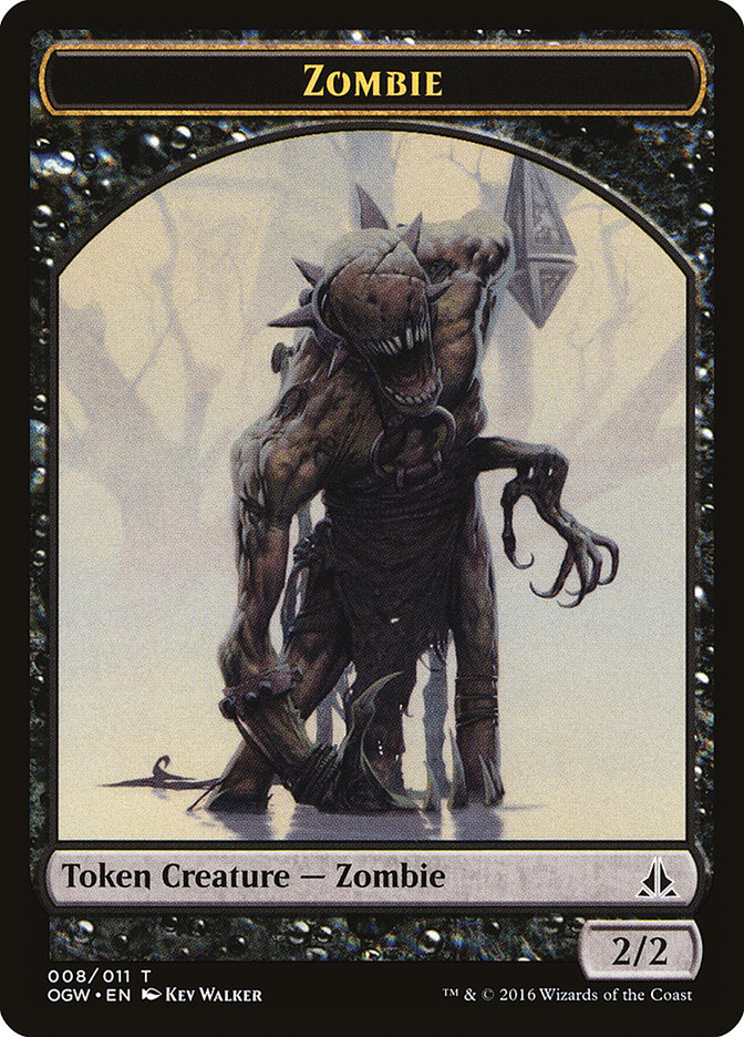 Zombie Token [Oath of the Gatewatch Tokens] | Boutique FDB TCG