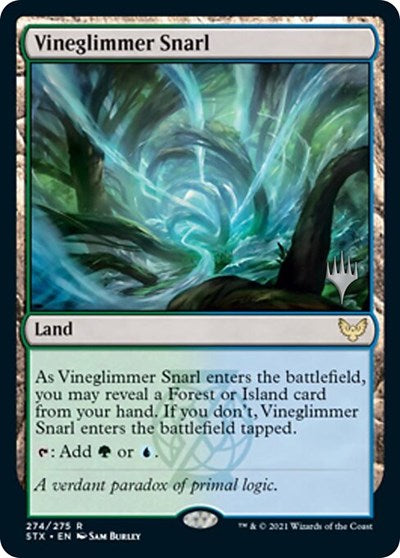 Vineglimmer Snarl (Promo Pack) [Strixhaven: School of Mages Promos] | Boutique FDB TCG