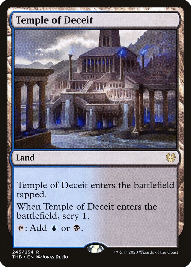 Temple of Deceit [Theros Beyond Death] | Boutique FDB TCG
